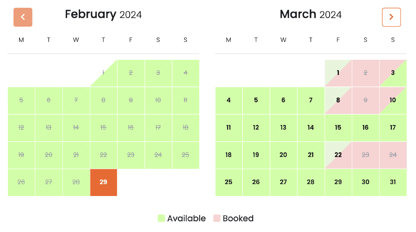 Calendar Screenshot